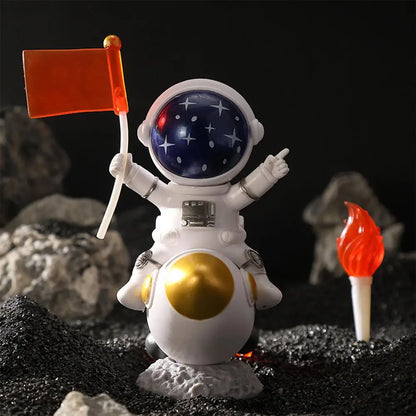 Spaceman Figurine Resin Desktop Ornament