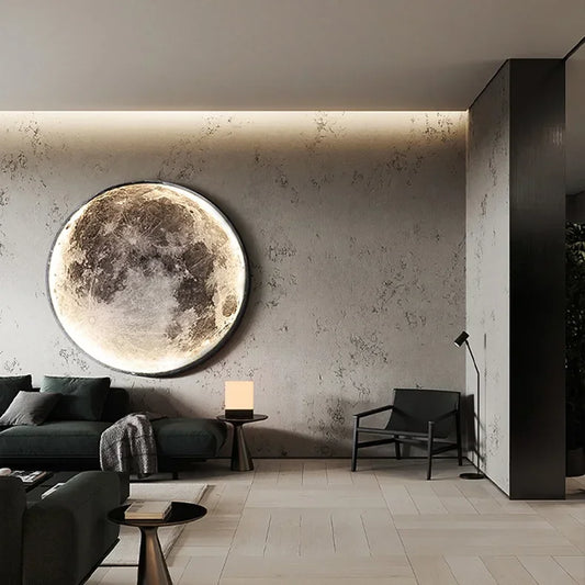 Creative Modern Moon Wall Lamp