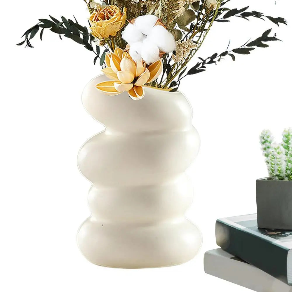 Modern Nordic Spiral Flower Vase