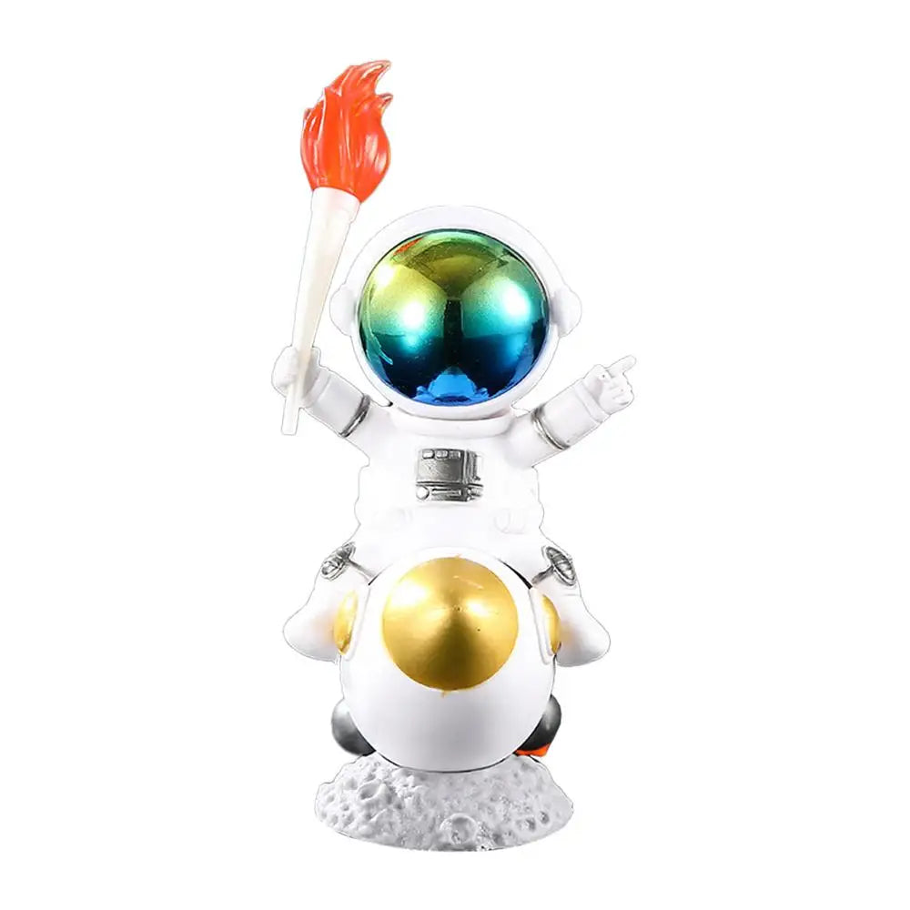 Spaceman Figurine Resin Desktop Ornament