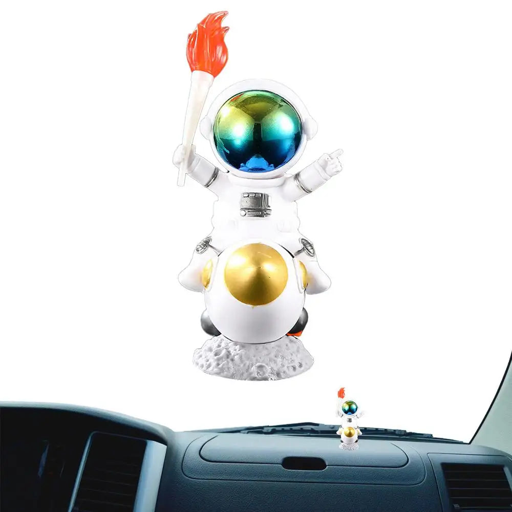 Spaceman Figurine Resin Desktop Ornament