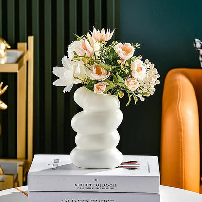 Modern Nordic Spiral Flower Vase