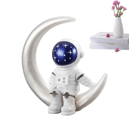 Spaceman Figurine Resin Desktop Ornament