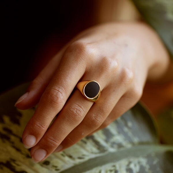 Anillo Dark Ovalo