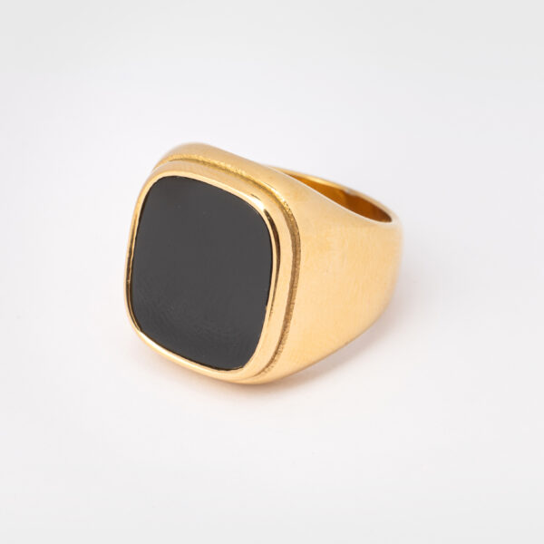 Anillo Dark Square